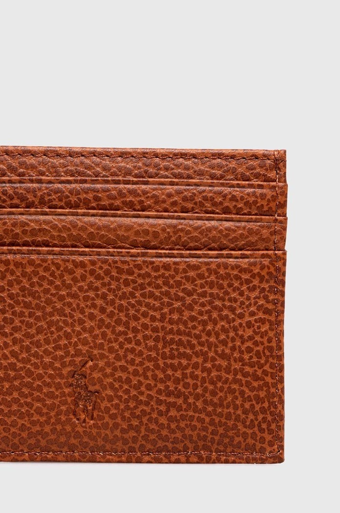 Peněženka Polo Ralph Lauren 405914159 hnědá SS24