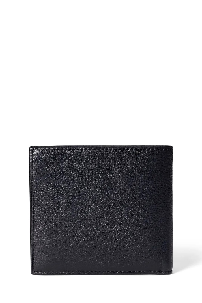 Kožená peňaženka Polo Ralph Lauren 405914235 čierna SS26