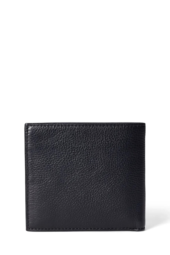 Kožená peňaženka Polo Ralph Lauren 405914235 čierna SS26
