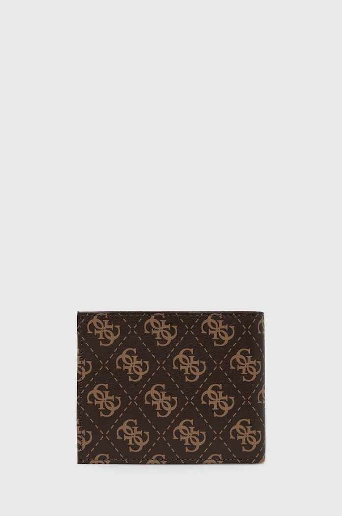 Kožená peňaženka Guess VEZZOLA SMVELE.LEA20 hnedá SS26