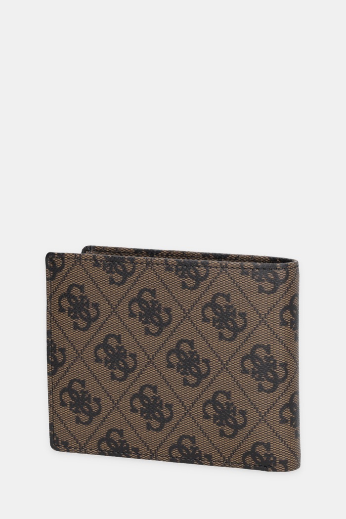 Kožená peňaženka Guess VEZZOLA SMVELE.LEA20 hnedá SS26