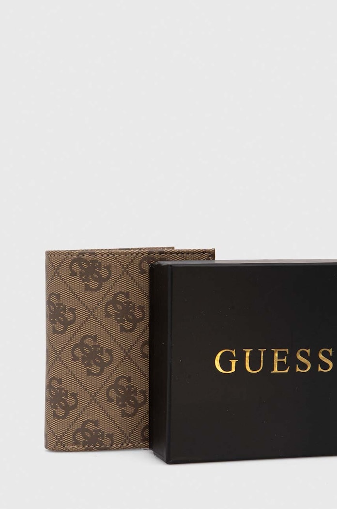 Кожен портфейл Guess VEZZOLA SMVELE.LEA22 бежов