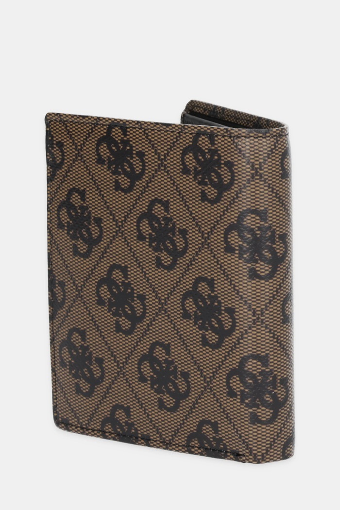 Kožená peňaženka Guess SMVELE.LEA22 hnedá SS26