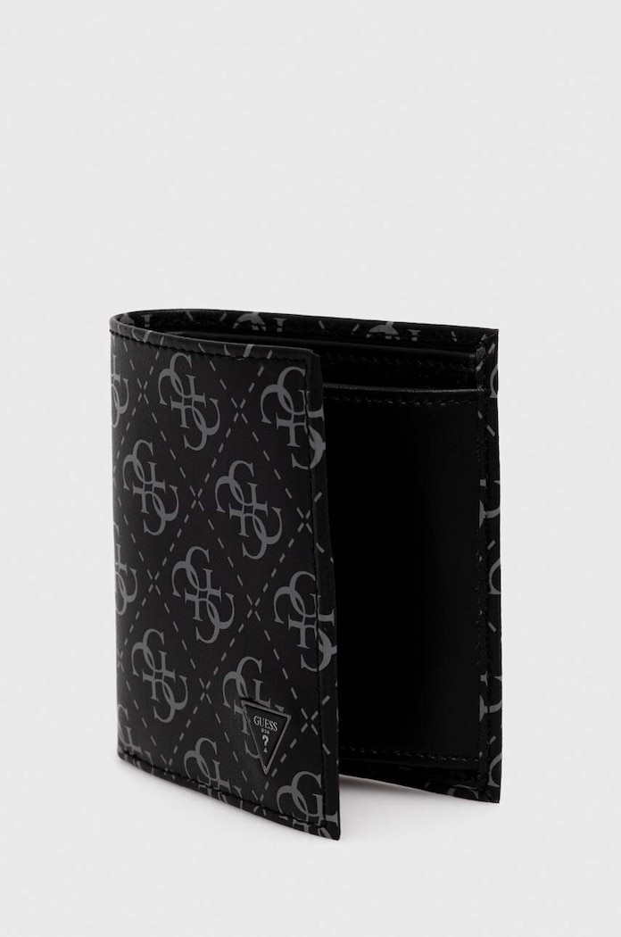 Kožená peněženka Guess VEZZOLA SMVELE.LEA22 černá SS26