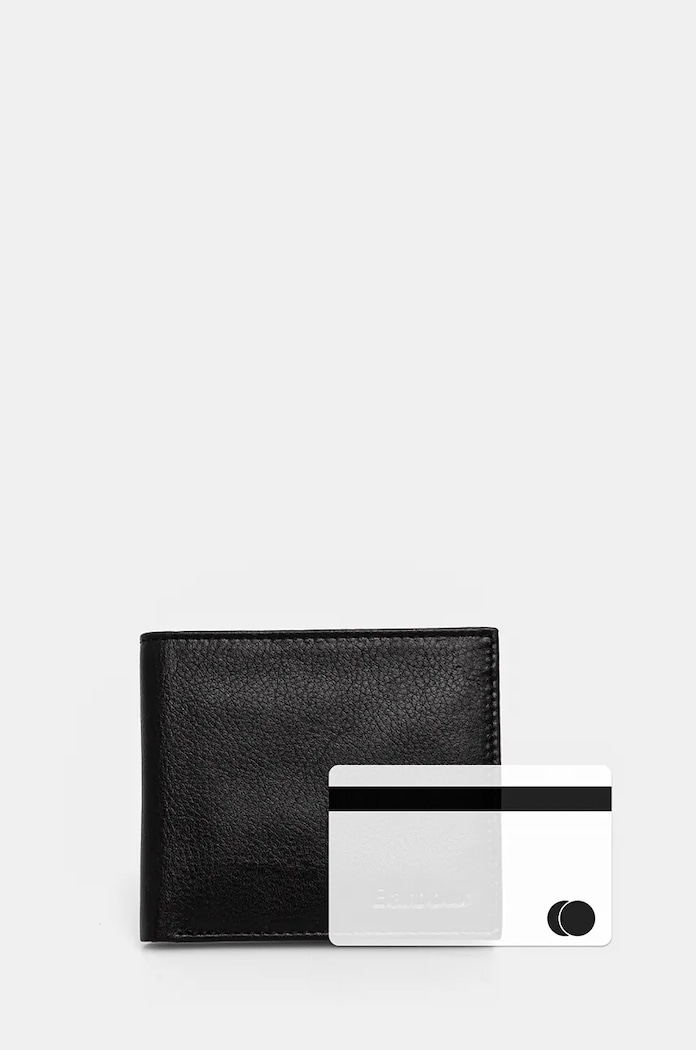 Colwell Leather Billfold Barbour черен MLG0002