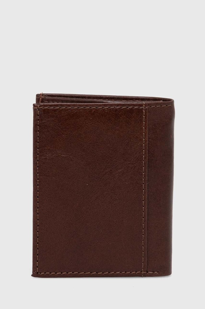 Doplňky Barbour Kožená peněženka Barbour Colwell Small Billfold MLG0012 hnědá