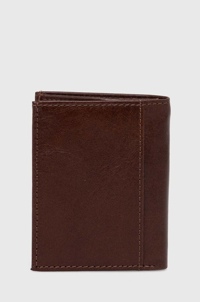 Doplňky Barbour Kožená peněženka Barbour Colwell Small Billfold MLG0012 hnědá