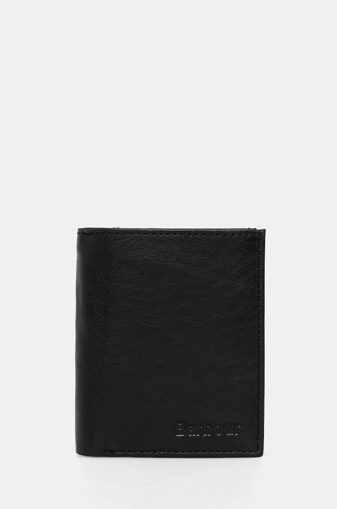 Barbour Kožená peňaženka Barbour čierna MLG0012