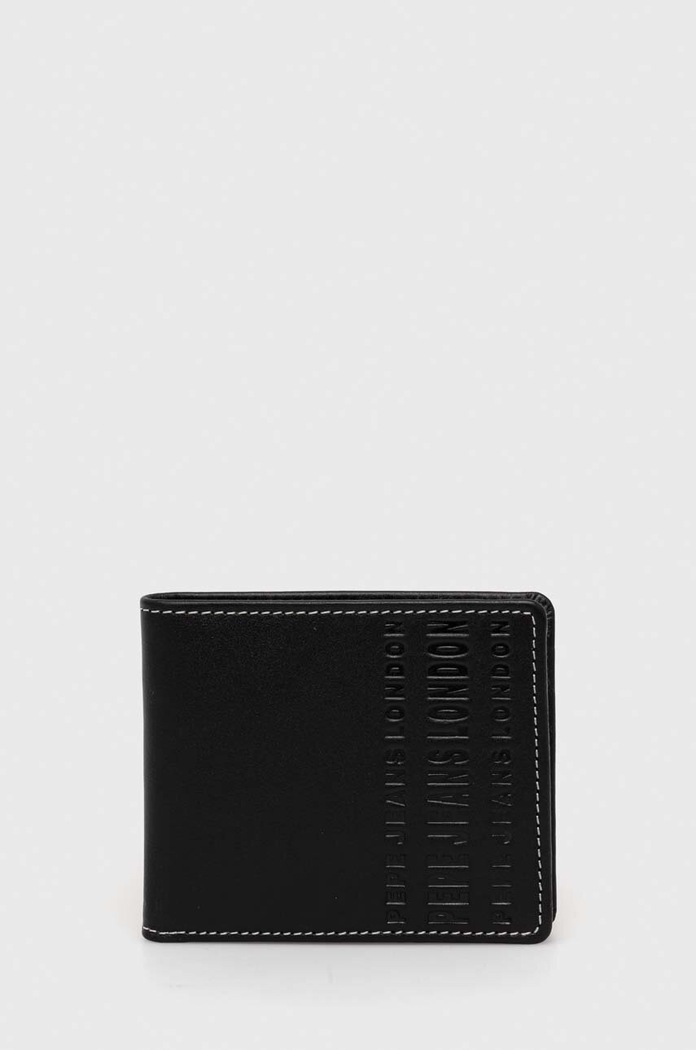 Kožni novčanik Pepe Jeans Arnold Planet friendly crna PM070366.999