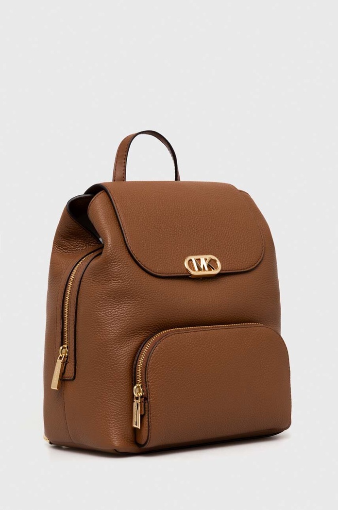 Kožni ruksak MICHAEL Michael Kors 30F3G8KB2L smeđa AW23