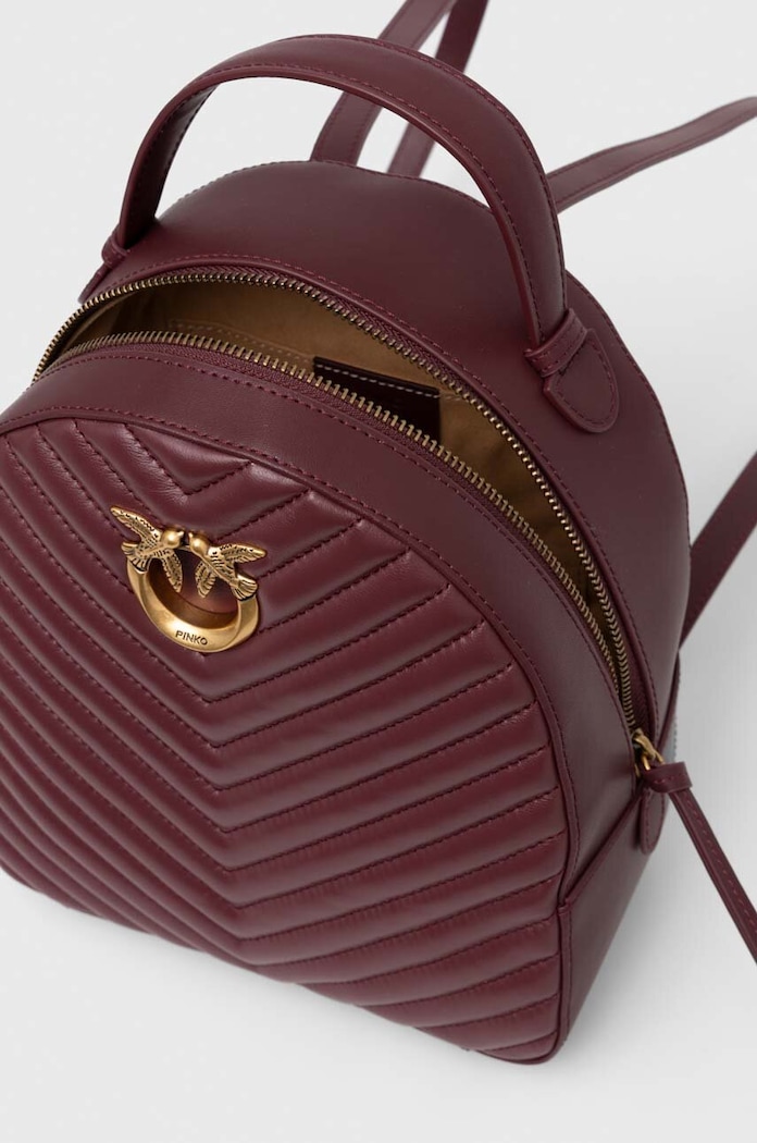 Pinko раница дамска от кожа Answear Exclusive 102530.A0GK бордо