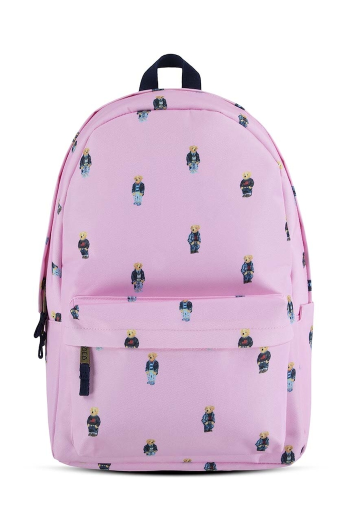 Dětský batoh Polo Ralph Lauren vzorovaný růžová 9AR016