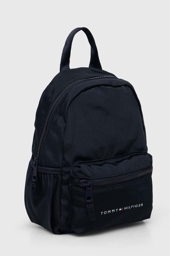 Παιδικό σακίδιο Tommy Hilfiger υφασμάτινο σκούρο μπλε AU0AU01770.9BYX