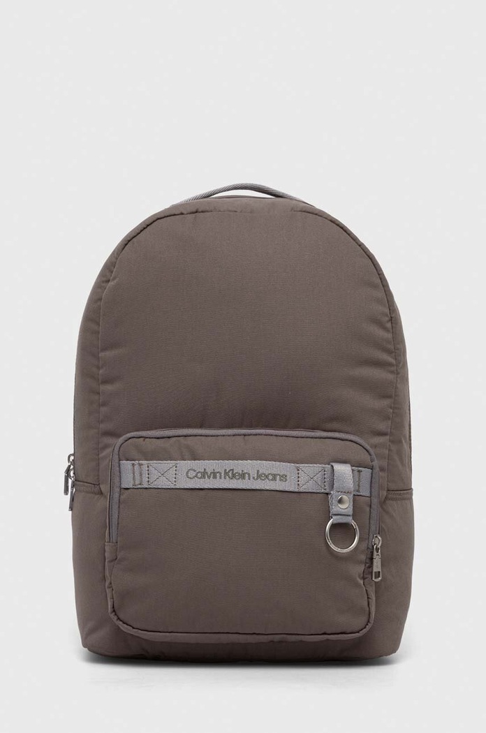 Batoh Calvin Klein Jeans hladký šedá K50K511043