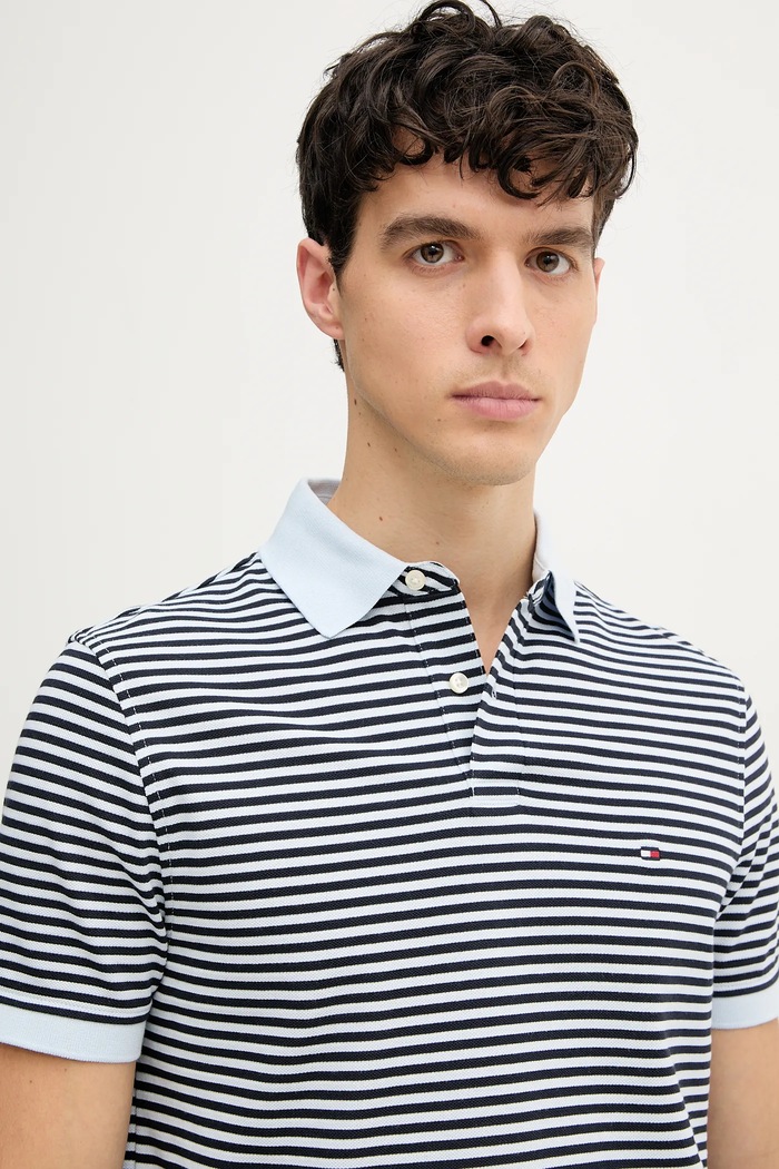 Polo majica Tommy Hilfiger plava MW0MW17770