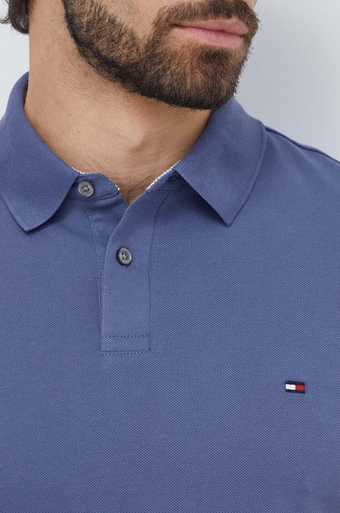 Polo tričko Tommy Hilfiger modrá MW0MW17770