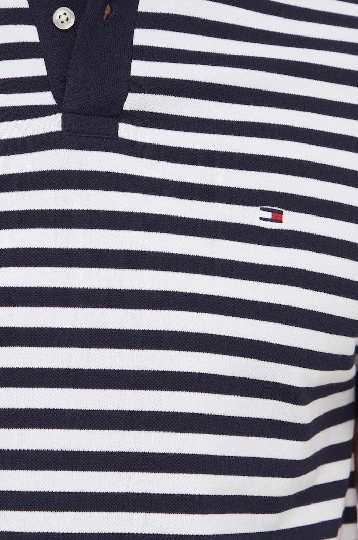 Polo tričko Tommy Hilfiger MW0MW17770 námořnická modř
