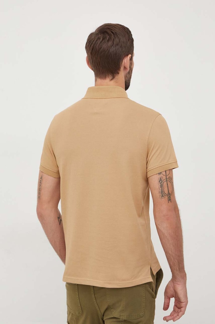 Oblečení Polo tričko Tommy Hilfiger MW0MW17770 hnědá