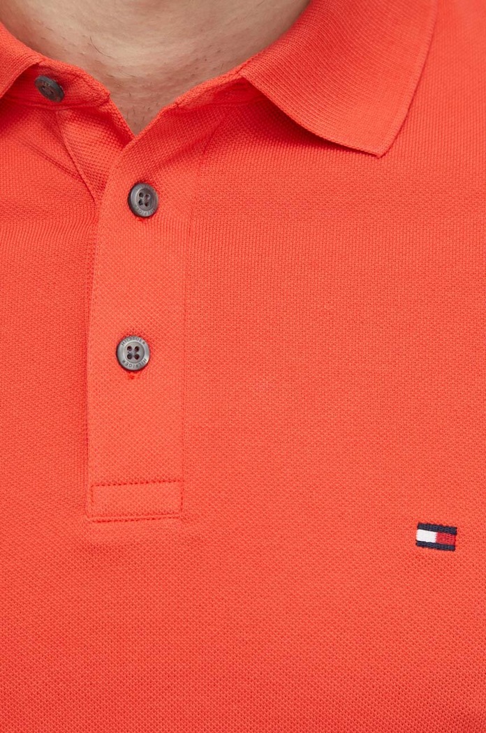 Πόλο Tommy Hilfiger Tommy Hilfiger MW0MW17771 πορτοκαλί