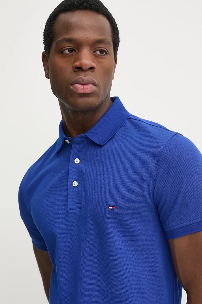 Polo majica Tommy Hilfiger plava MW0MW17771