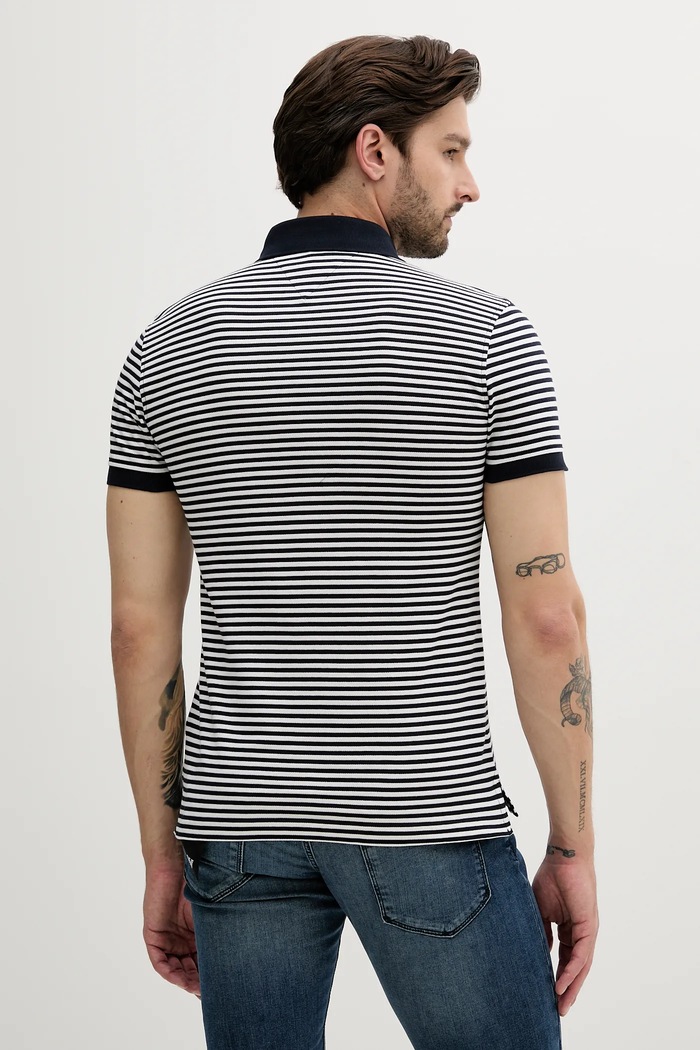 Îmbrăcăminte Tommy Hilfiger tricou polo MW0MW17771 bleumarin