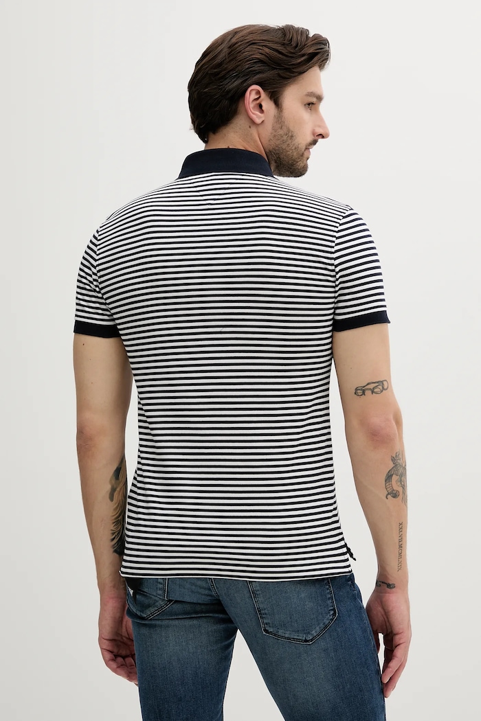 Îmbrăcăminte Tommy Hilfiger tricou polo MW0MW17771 bleumarin