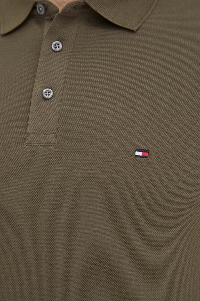 Polo majica Tommy Hilfiger zelena MW0MW17771