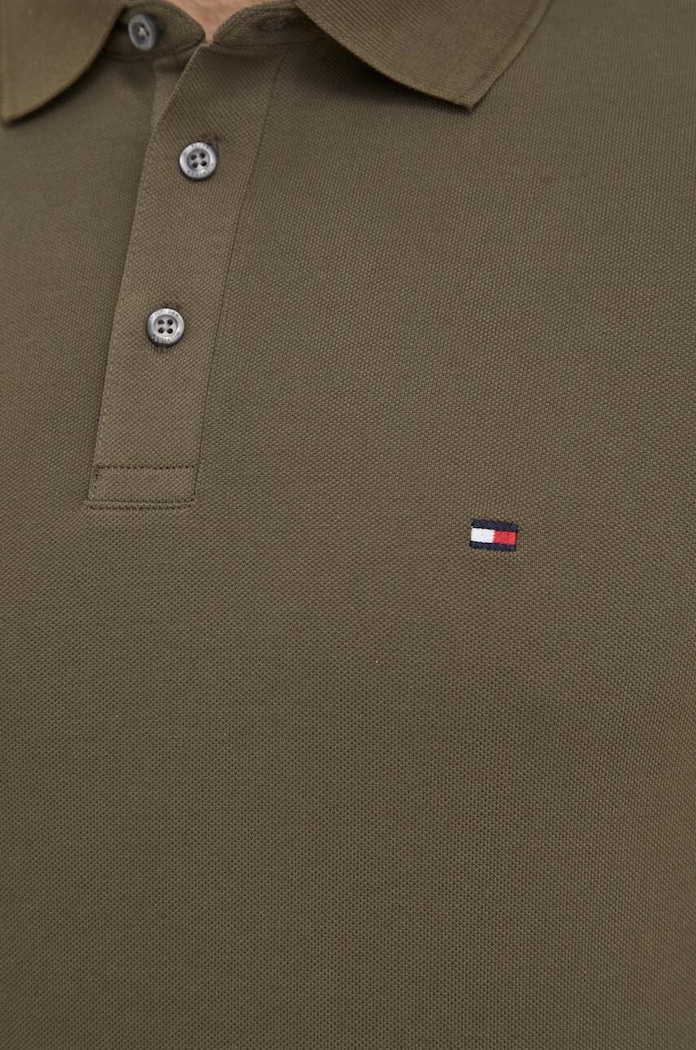 Polo majica Tommy Hilfiger zelena MW0MW17771