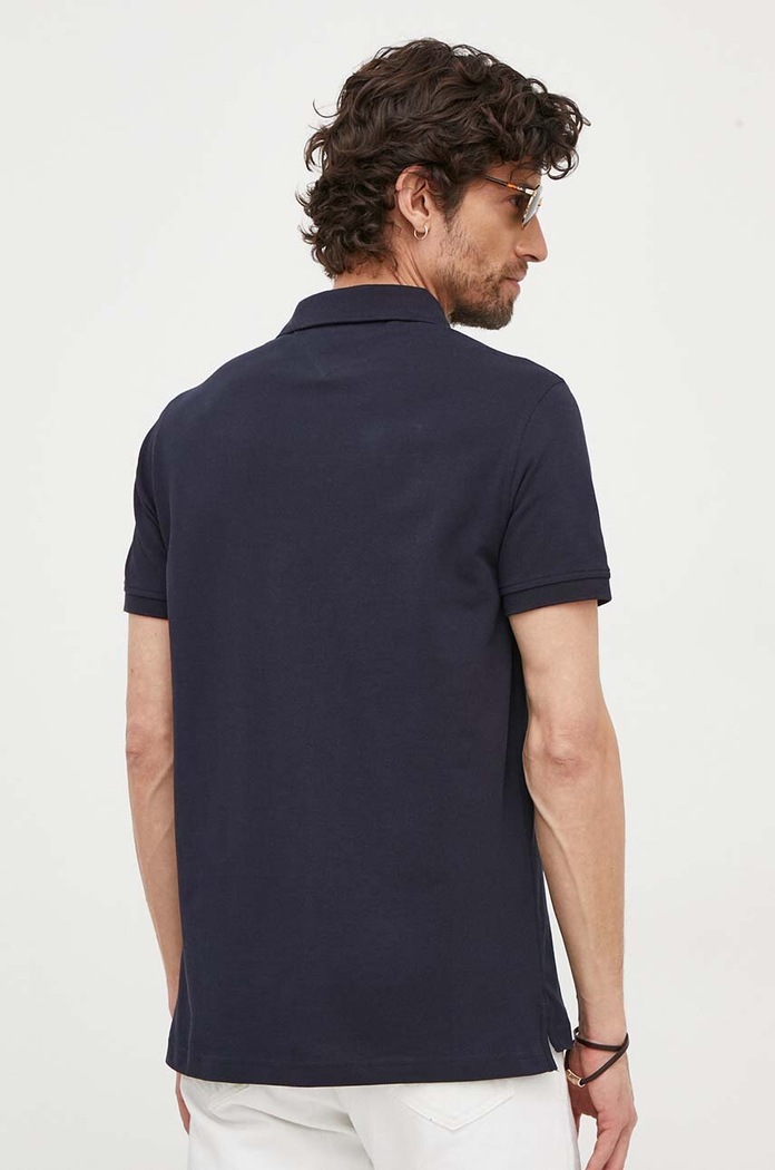 Odzież Tommy Hilfiger polo bawełniane MW0MW31684 granatowy