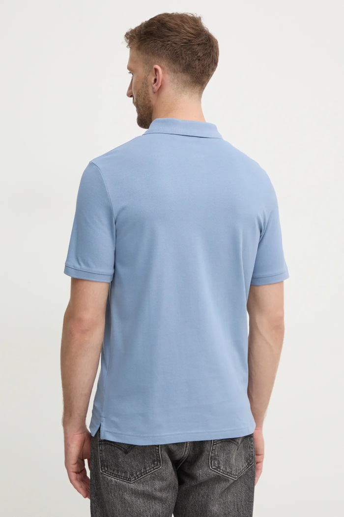 Calvin Klein tricou polo K10K111196 albastru SS25