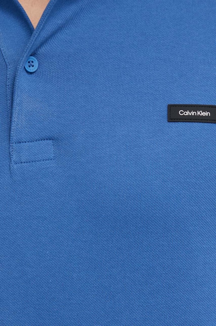 Polo tričko Calvin Klein modrá K10K111196