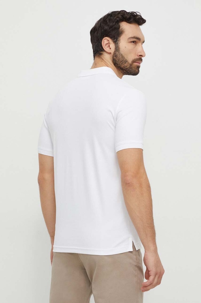 Odzież Calvin Klein Polo bawełniane K10K111657 biały