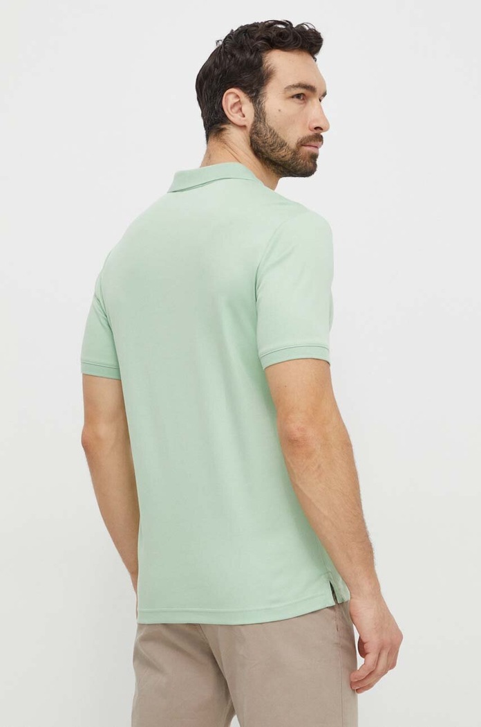 Bavlnené polo tričko Calvin Klein K10K111657 zelená AA00