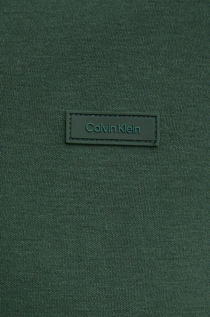 Bavlněné polo tričko Calvin Klein K10K111657 zelená