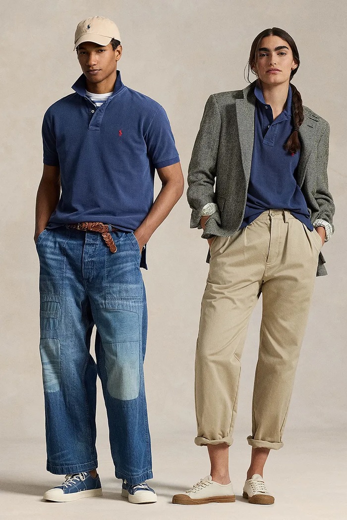 Îmbrăcăminte Polo Ralph Lauren polo de bumbac 710850860 bleumarin