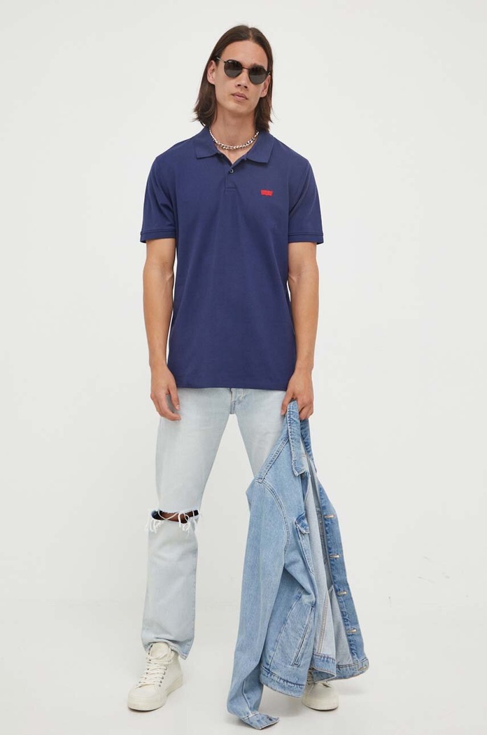 Polo tričko Levi's A4842.0003 tmavomodrá AW23