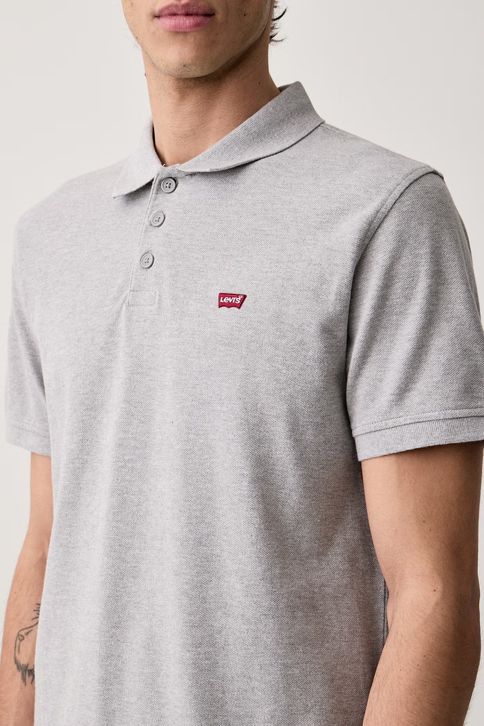 Polo męskie bawełniane LEVIS HM Levi's 35883.0004 szary