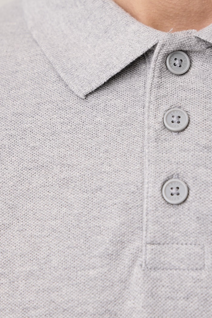 Polo męskie bawełniane LEVIS HM Levi's szary 35883.0004