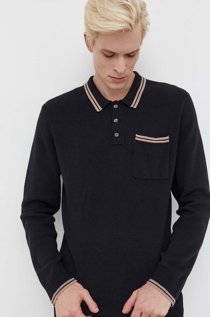Πουλόβερ Abercrombie & Fitch μαύρο KI120.3144.900