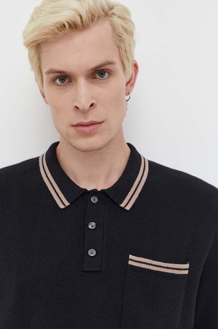 Πουλόβερ Abercrombie & Fitch KI120.3144.900 μαύρο