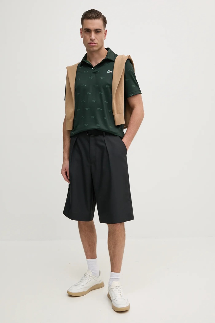 Polo tričko Lacoste DH5175 zelená SS25