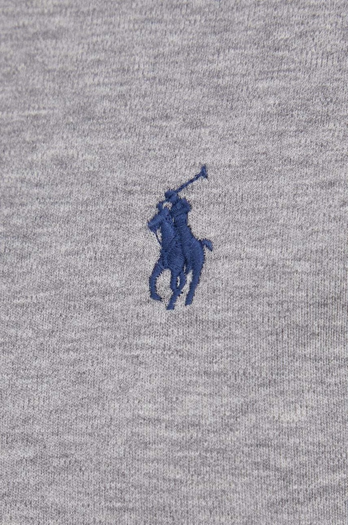 Polo Ralph Lauren longsleeve din bumbac 710922252 gri