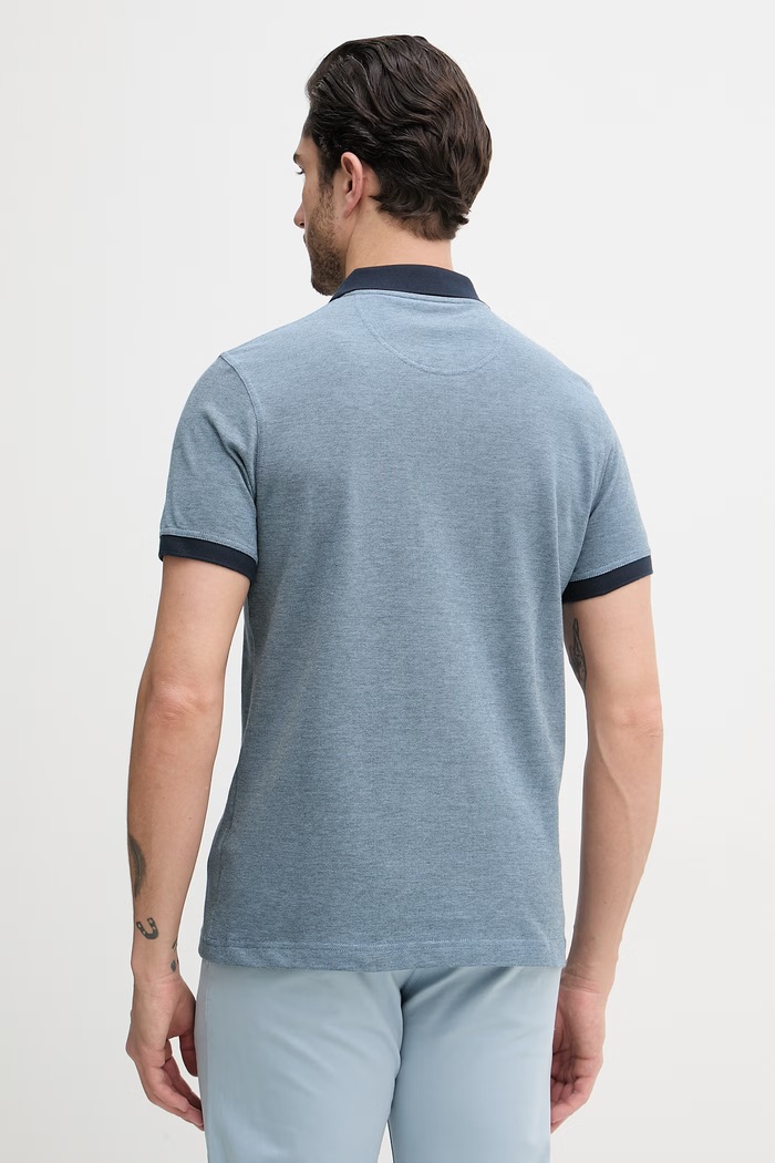 Oblačila Bombažen polo Barbour MML0628 mornarsko modra