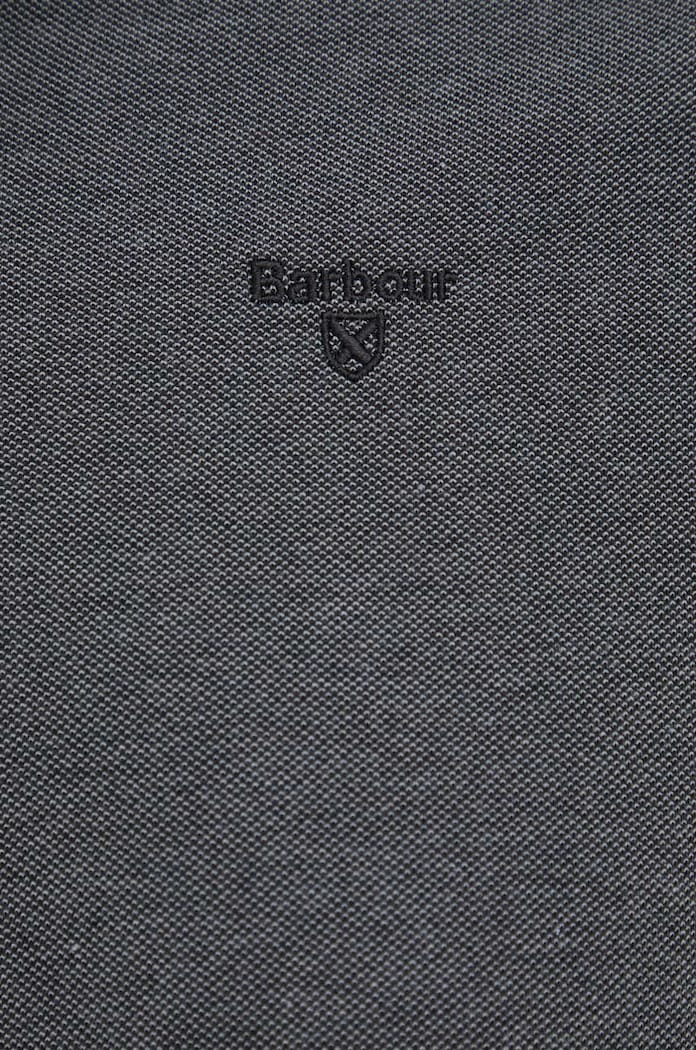 Bavlněné polo tričko Barbour MML0628 černá