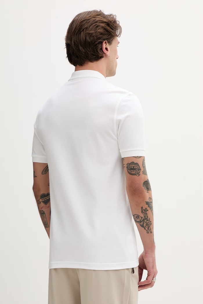 Oblačila Bombažen polo Fred Perry M6000.100 bela
