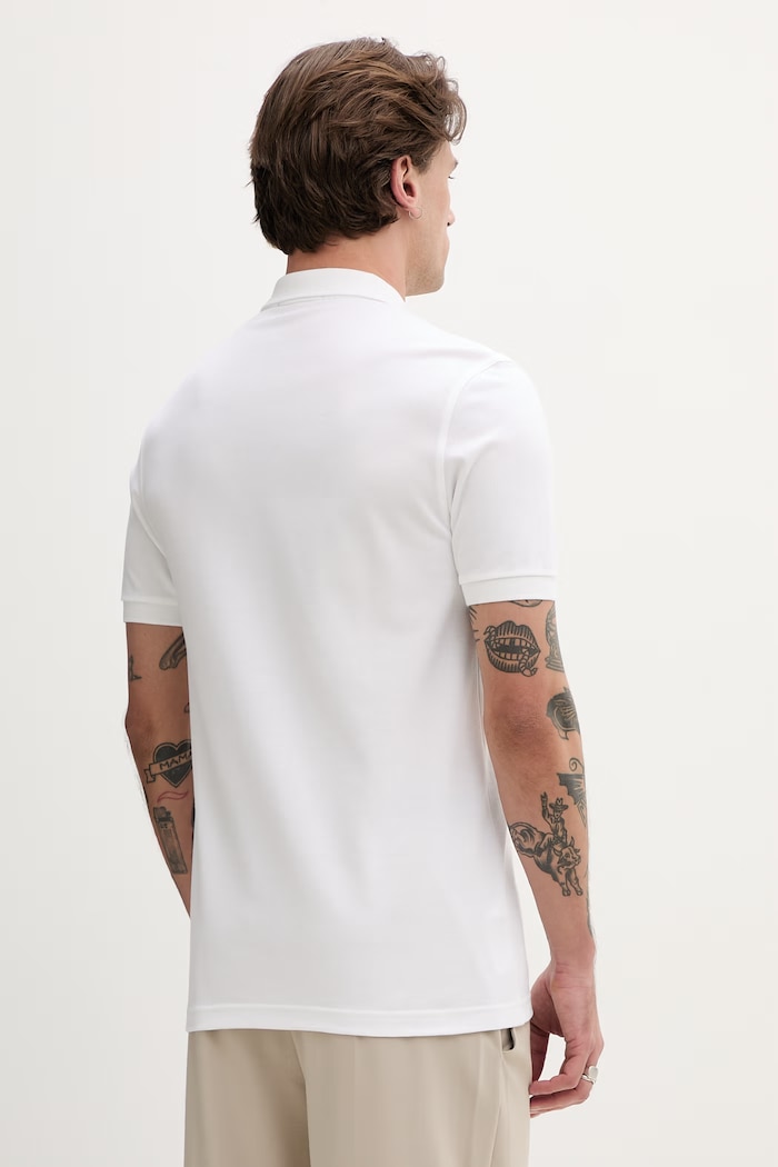 Oblačila Bombažen polo Fred Perry M6000.100 bela