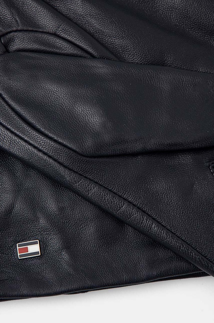 Kožne rukavice Tommy Hilfiger AM0AM11482 mornarsko plava NC25