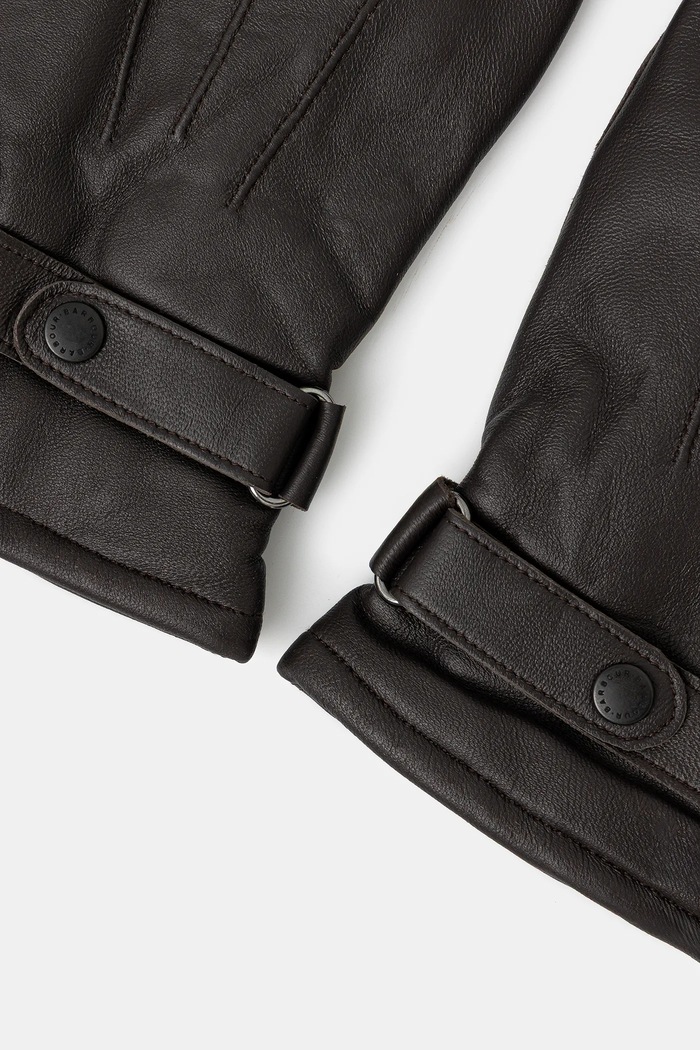 Kožne rukavice Barbour MGL0009 smeđa AA00
