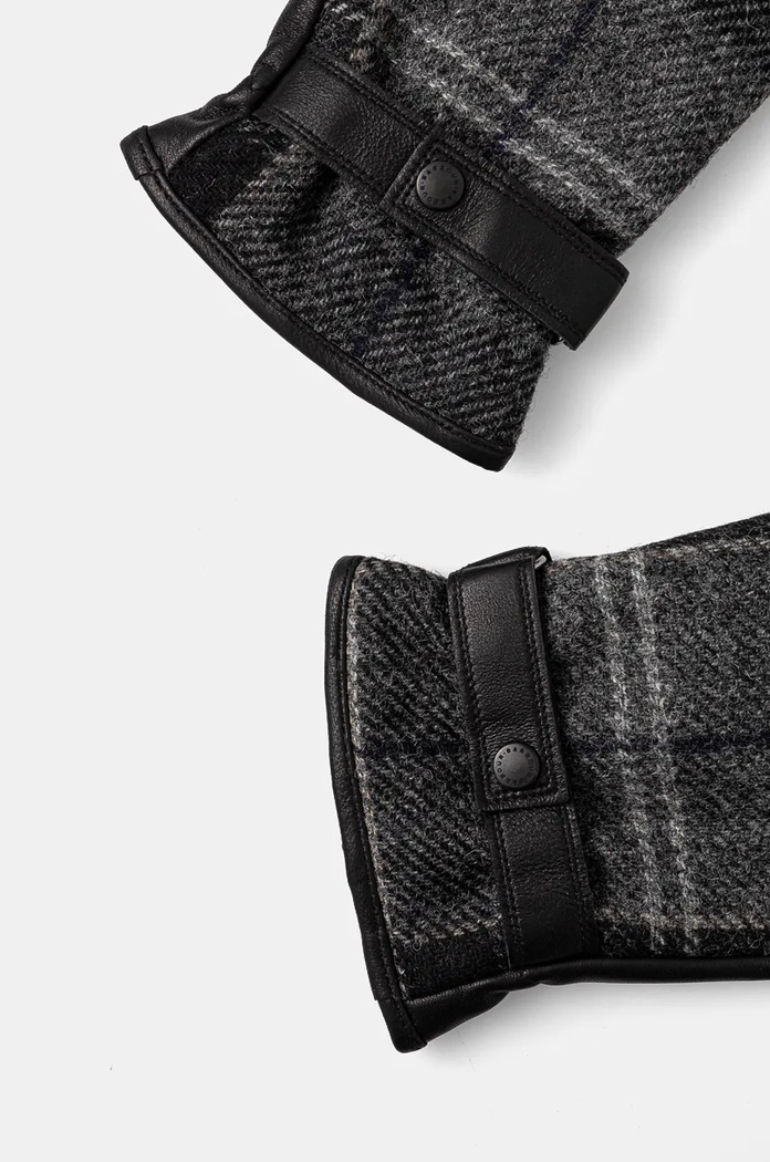 Barbour wool blend gloves MGL0051 gray AA00