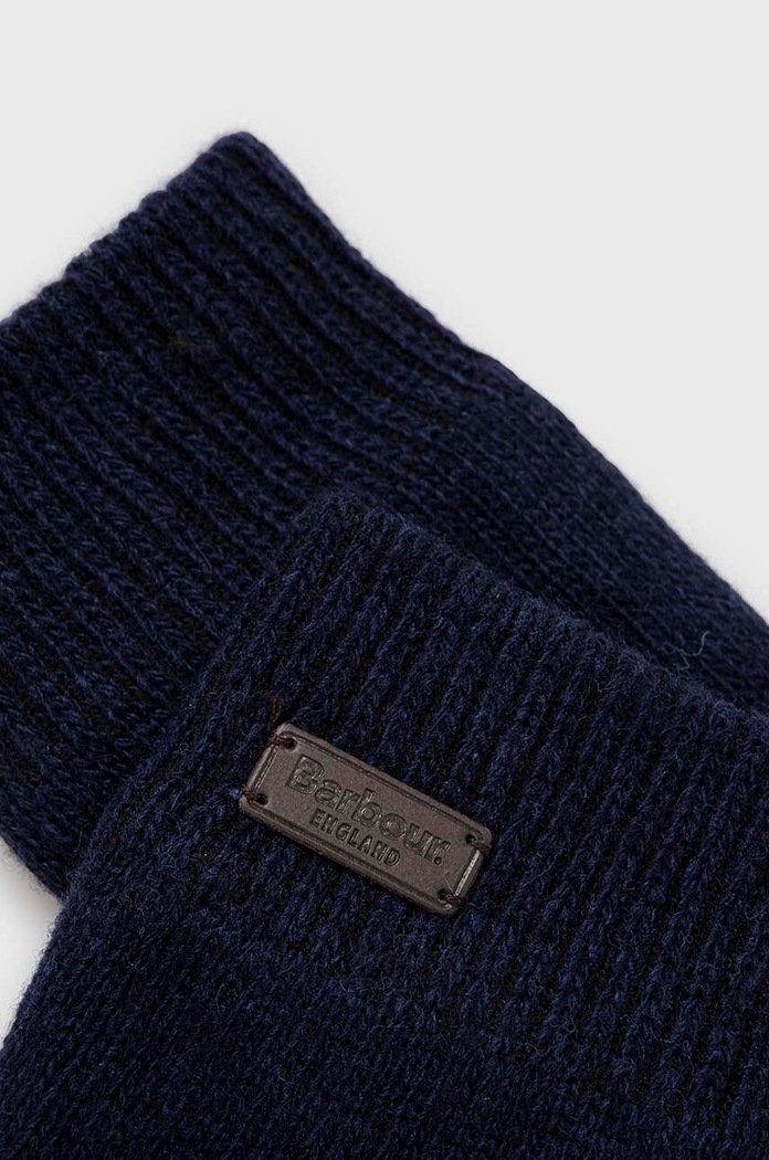 Vlněné rukavice Barbour Carlton MGL0065 námořnická modř AA00